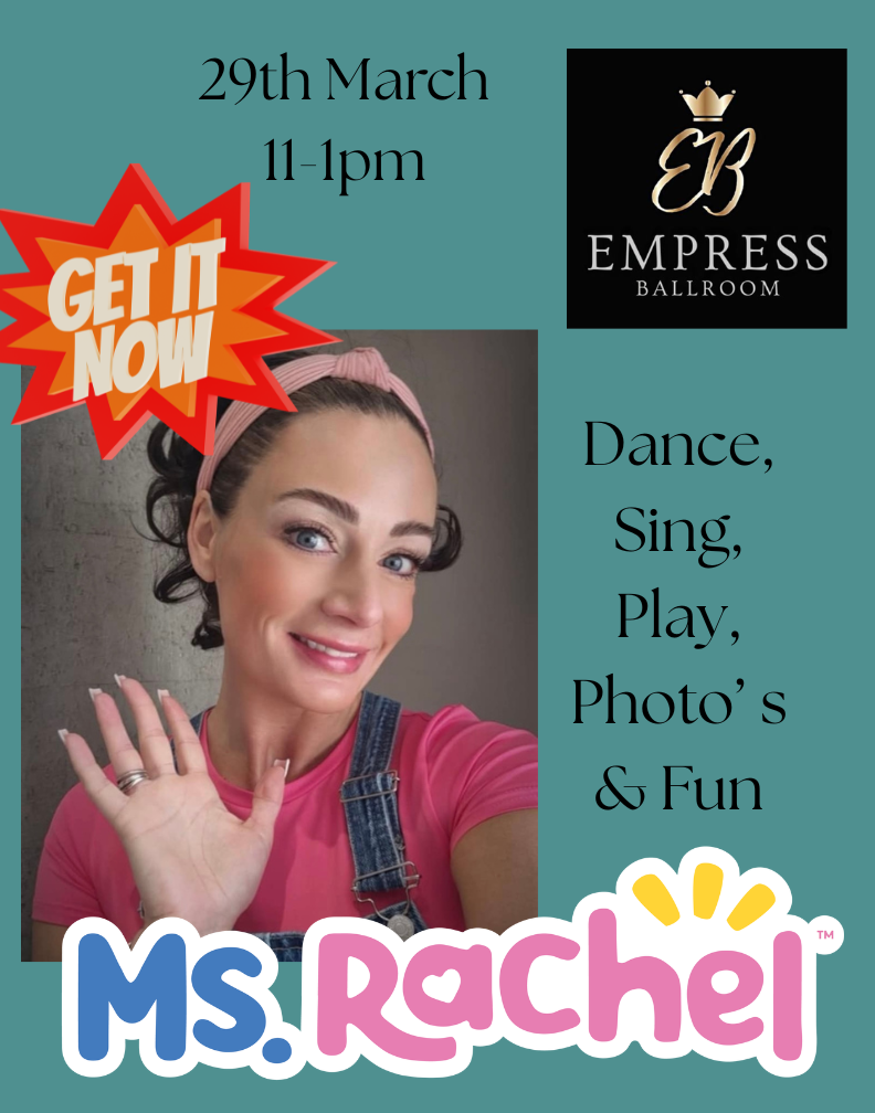 “Ms Rachel’s Big Sing-Along Party!”  Poster